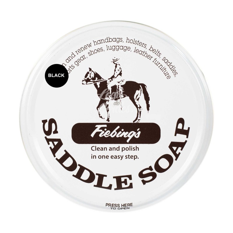 Fiebing's Saddle Soap Noir/Black 12Oz/355ml